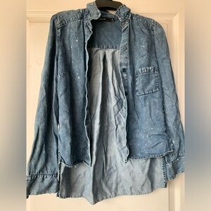 Anthropologie Denim Style Top Size XS